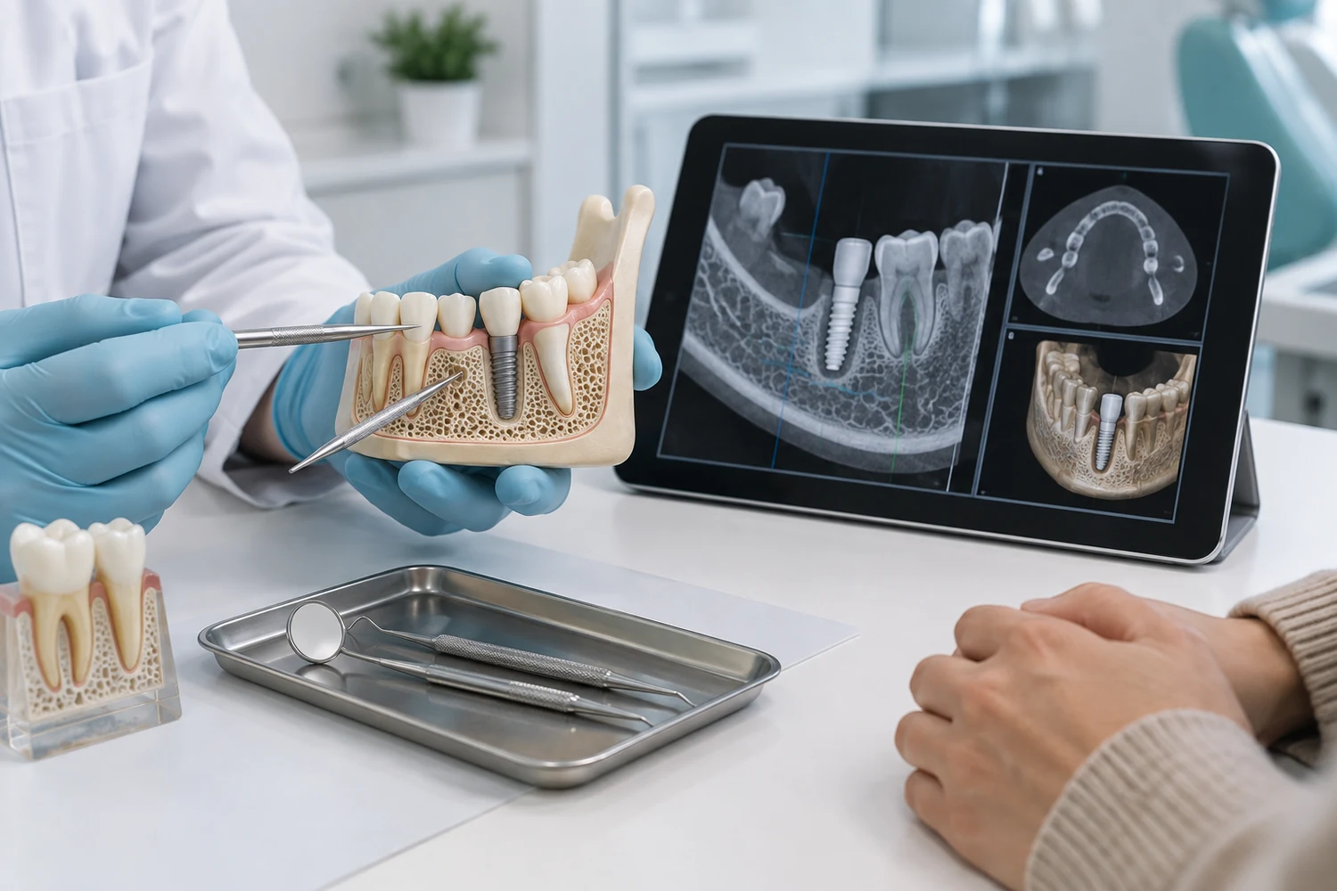 Planificación digital de un tratamiento con implantes dentales en Logroño